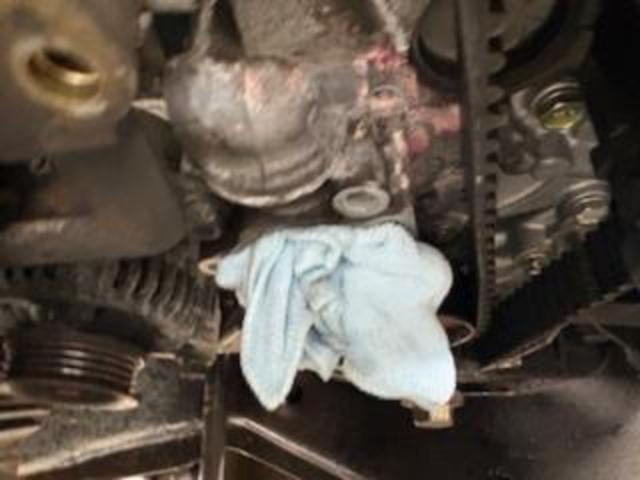 ダイハツ　ミラジーノ　車検 タイミングベルト、ウォーターポンプ、サーモスタット交換
沖縄市　北中城村　うるま市　宜野湾市　浦添市　西原町　北谷町