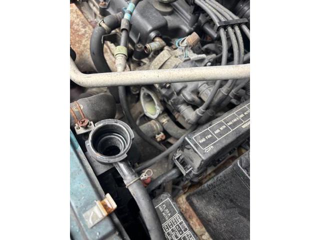 日産　マーチ　法定点検　サーモスタット　ラジエターキャップ交換
沖縄市　北中城村　うるま市　宜野湾市　浦添市　西原町　北谷町