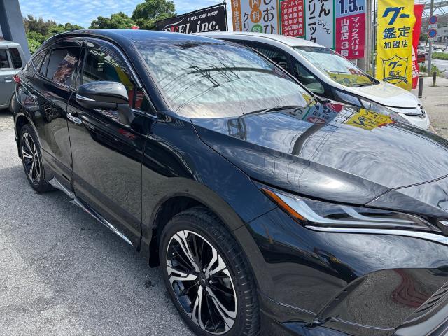 トヨタ　ハリアーハイブリッド　ハイモースコーティング
沖縄市　北中城村　うるま市　宜野湾市　浦添市　西原町　北谷町