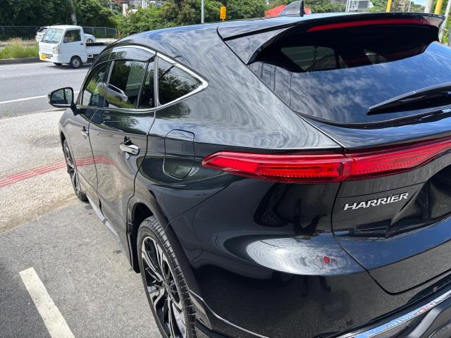 トヨタ　ハリアーハイブリッド　ハイモースコーティング
沖縄市　北中城村　うるま市　宜野湾市　浦添市　西原町　北谷町