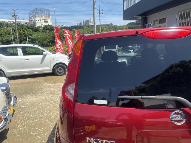 日産　ノート　クリーニング・清掃
沖縄市　北中城村　うるま市　宜野湾市　浦添市　西原町　北谷町