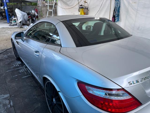 メルセデス・ベンツ　ＳＬＫ　ガラスコーティング
沖縄市　北中城村　うるま市　宜野湾市　浦添市　西原町　北谷町