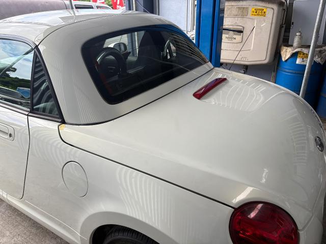 ダイハツ　コペン　外装品・エアロパーツ取付　ラダゲージ交換
沖縄市　北中城村　うるま市　宜野湾市　浦添市　西原町　北谷町