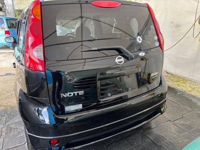 日産　ノート　外装研磨
沖縄市　北中城村　うるま市　宜野湾市　浦添市　西原町　北谷町