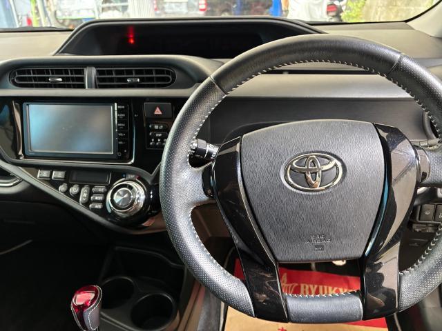 トヨタ　アクア　クリーニング・清掃
沖縄市　北中城村　うるま市　宜野湾市　浦添市　西原町　北谷町