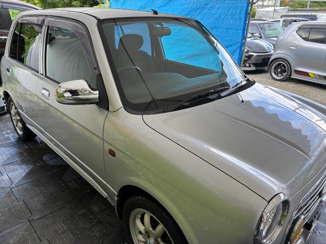 ダイハツ　ミラジーノ　外装研磨
沖縄市　北中城村　うるま市　宜野湾市　浦添市　西原町　北谷町