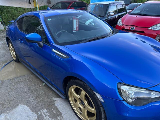 スバル　ＢＲＺ　ガラスコーティング
沖縄市　北中城村　うるま市　宜野湾市　浦添市　西原町　北谷町