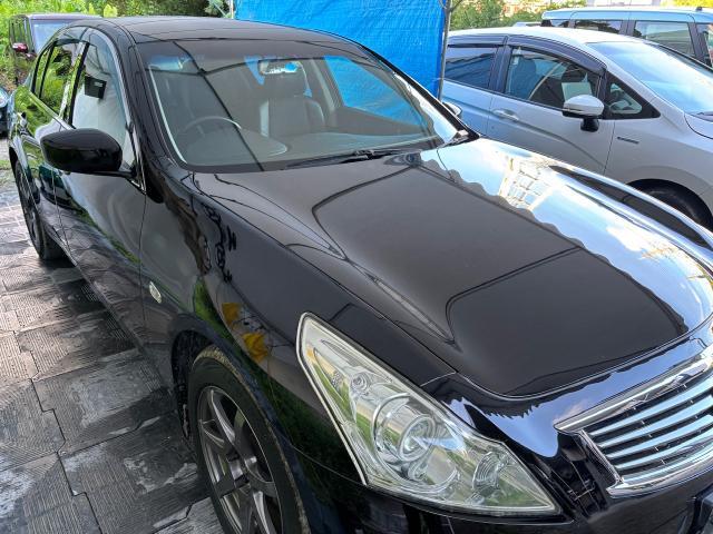 日産　スカイライン　ガラスコーティング
沖縄市　北中城村　うるま市　宜野湾市　浦添市　西原町　北谷町