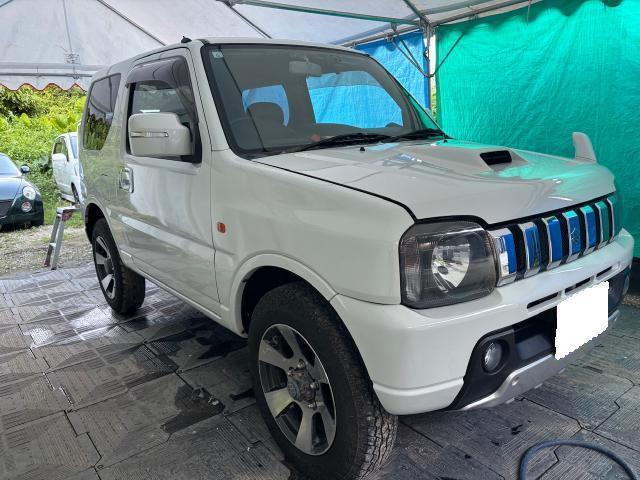 スズキ　ジムニー　ボディコーティング(ガラスコーティング施工) 沖縄市　北中城村　うるま市　宜野湾市　浦添市　西原町　北谷町