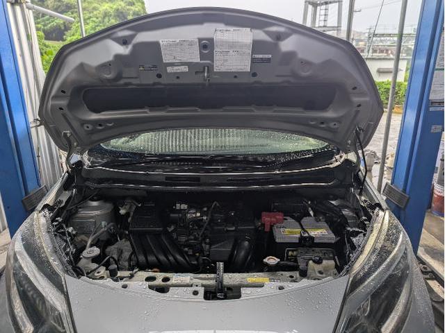 日産　ノート　ボディ各部グリス防錆加工
沖縄市　北中城村　うるま市　宜野湾市　浦添市　西原町　北谷町