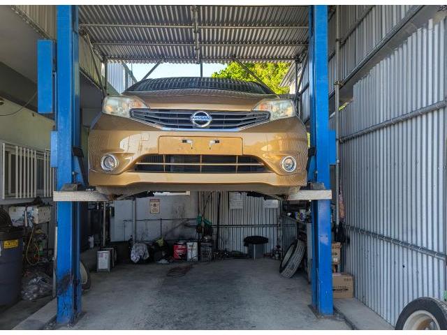 日産　ノート　アンダーコート
沖縄市　北中城村　うるま市　宜野湾市　浦添市　西原町　北谷町