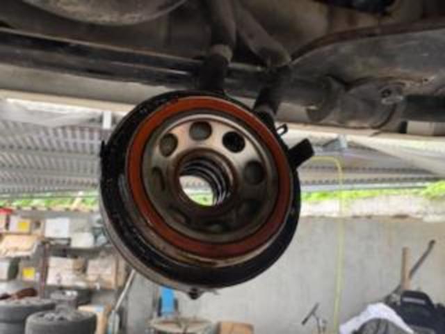 スズキ　アルトラパン　車検 オイルクーラーガスケット交換
沖縄市　北中城村　うるま市　宜野湾市　浦添市　西原町　北谷町