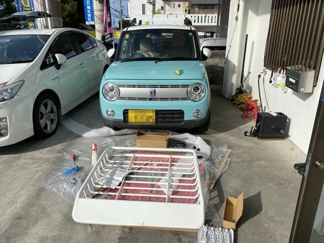 スズキ　アルトラパン　ルーフキャリア取り付け　沖縄県　沖縄市　うるま市　恩納村　読谷村　宜野湾市　北谷町