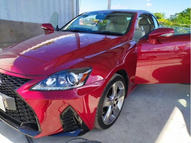 レクサス　LEXUS　IS　IS250C　コンバーチブル　オープンカー　ドライブレコーダー　ドラレコ　取付　沖縄市　うるま市　北谷町　嘉手納町　恩納村　読谷村　