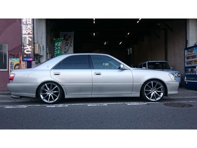 toyota クラウン　テイン車高調取り付け　松本市のお客様