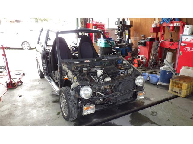 スズキ アルトワークス RS/X ルーフ塗装準備 長野県安曇野市