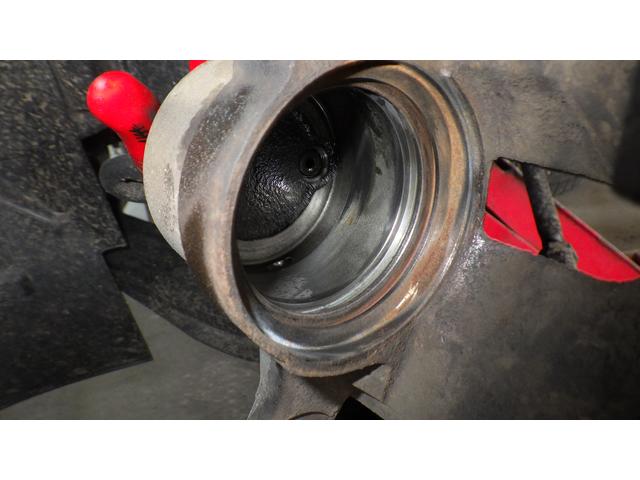 スバル サンバーディアス　ブレーキ引きずり修理　長野県安曇野市