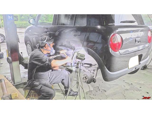 スズキ ラパン　鈑金・塗装