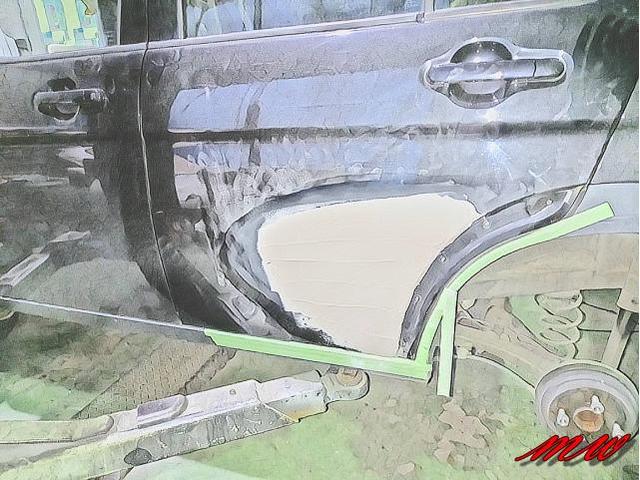 スズキ ラパン　鈑金・塗装