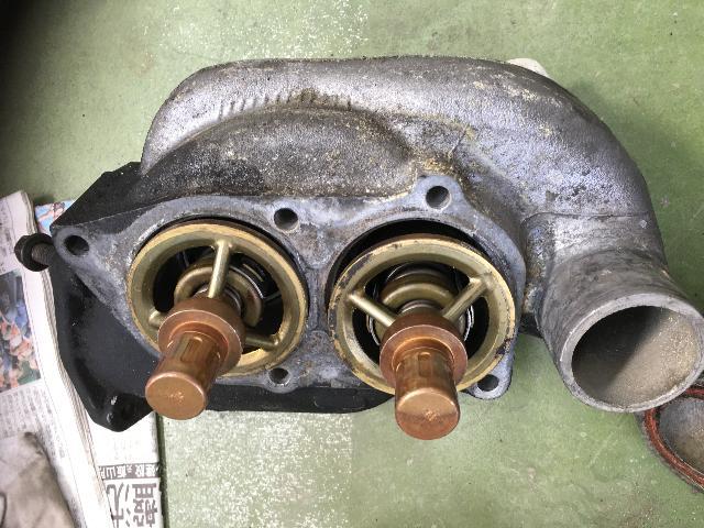 イスズガーラ サーモスタット交換