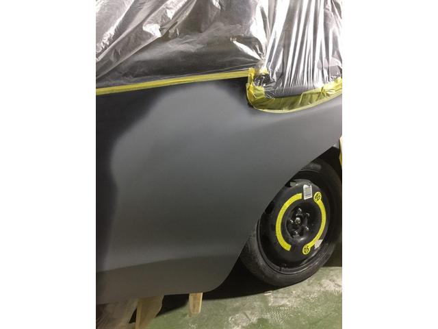 諏訪市より　スバル・WRX　リアフェンダー板金塗装
