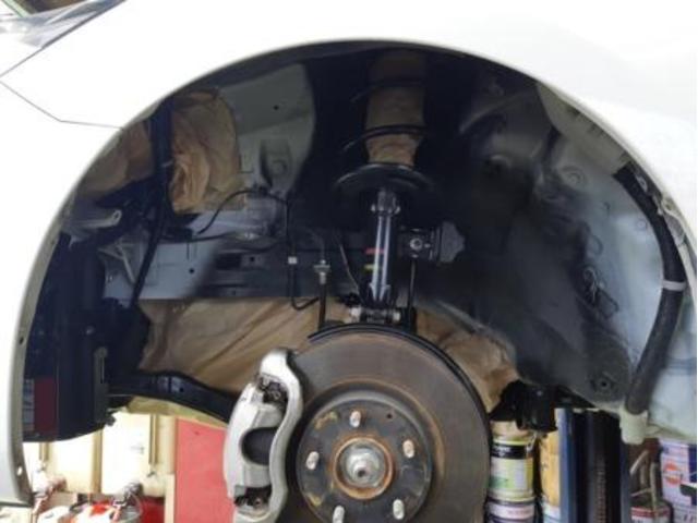 マツダ・アクセラスポーツ　車体防錆施工　アンダーコート　伊那市