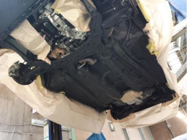 マツダ・アクセラスポーツ　車体防錆施工　アンダーコート　伊那市