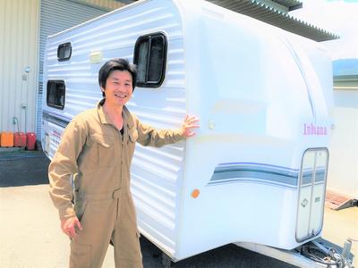 キャンピングトレーラーの取扱い有り
