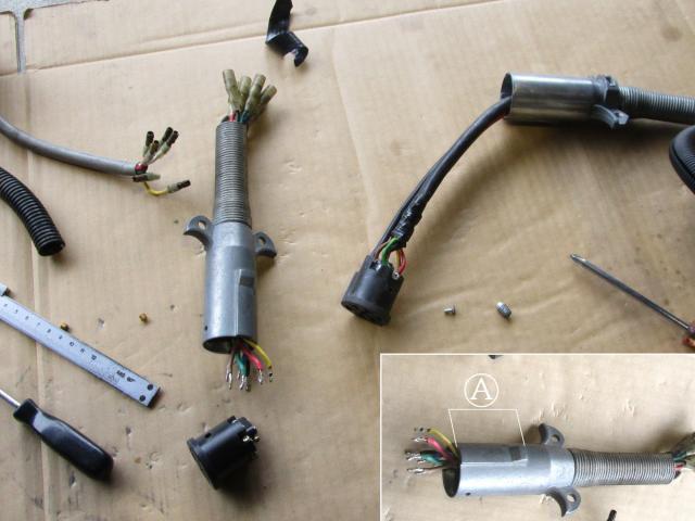 電気カプラと防振ジャッキ