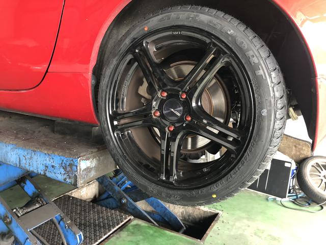 マツダ　ロードスター　タイヤ交換　205/45R17