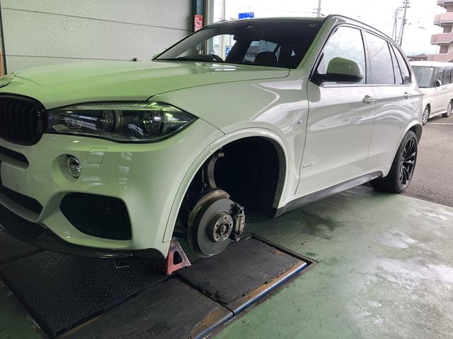 BMW　X5　タイヤ交換　２０インチ　３１５/３５R２０ 　２７５/４０R２０ 