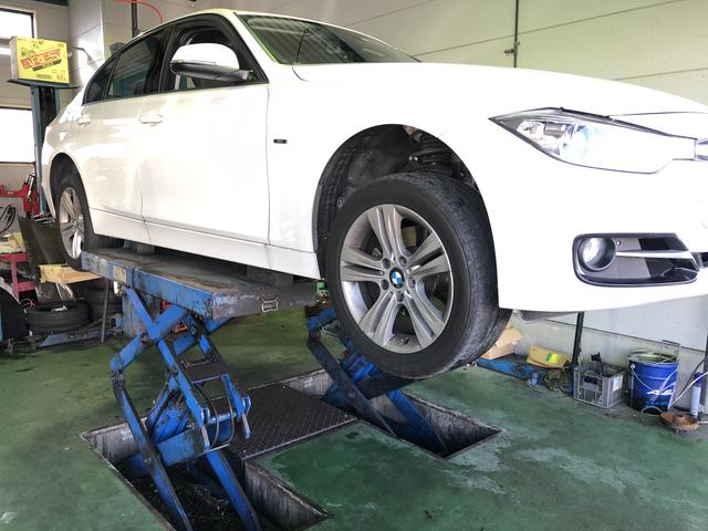 BMW　３２０　ランフラットタイヤ交換