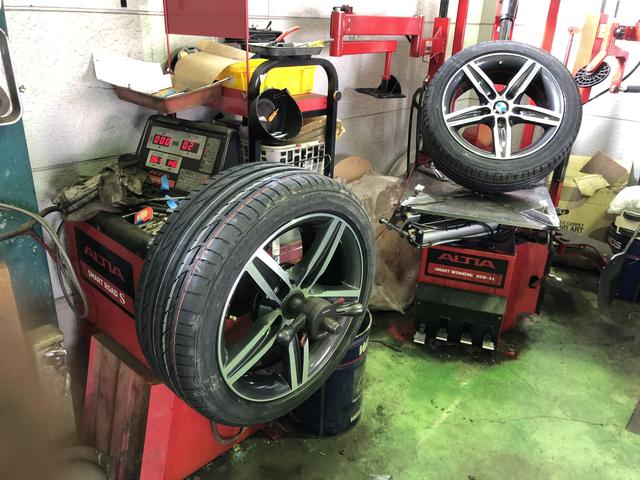 ＢＭＷ　ランフラットタイヤ交換　１８インチ　１７インチ　東予　南予