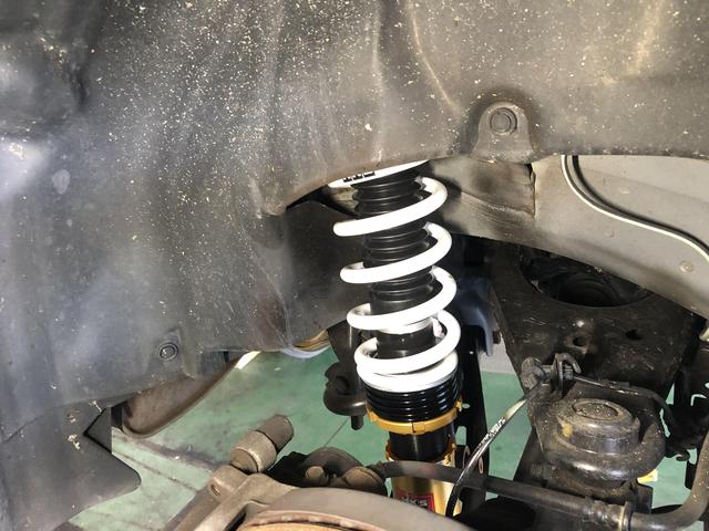 26年　スバル　レヴォーグ　車高調交換　ブリッツ