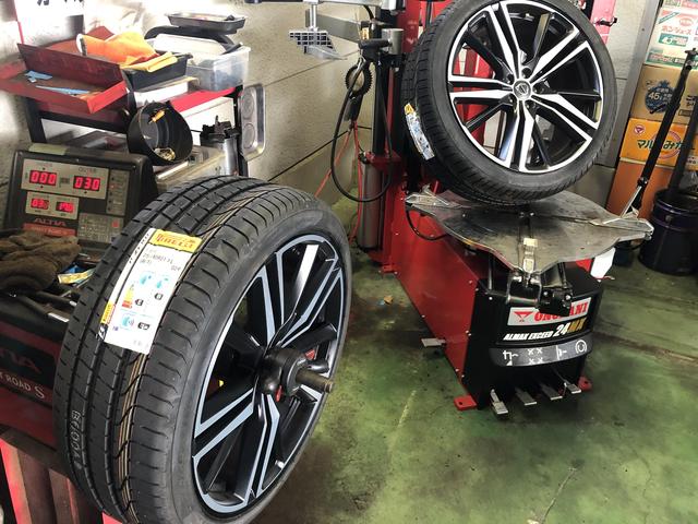 ボルボ　XC　21インチ　タイヤ交換　255/40R21