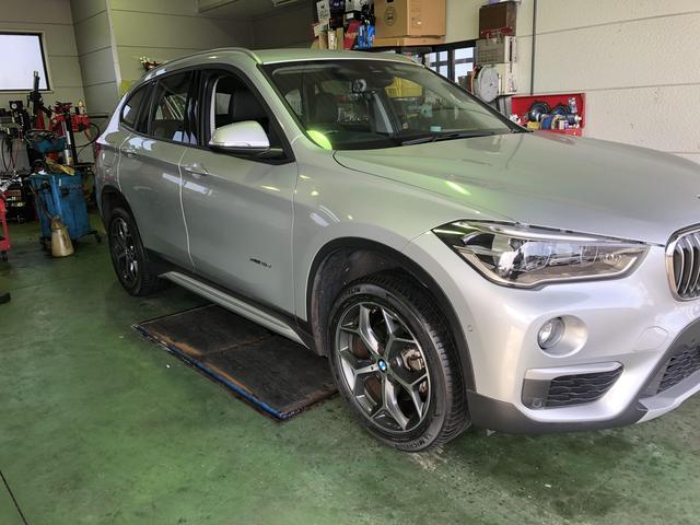 　BMW　X1　タイヤ交換　
