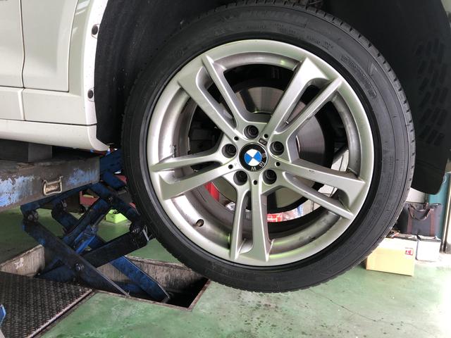 BMW　X3　ランフラットタイヤ交換　19インチ