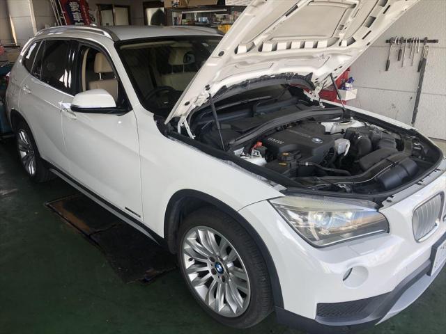 BMW　X1　定期点検整備　オイル交換