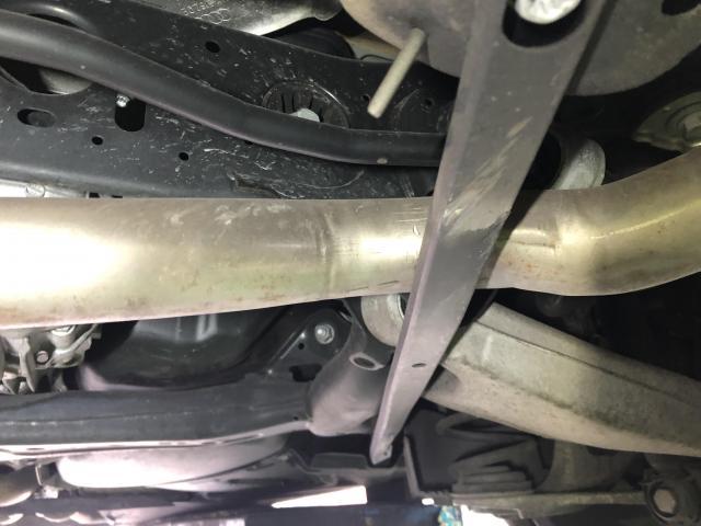 愛媛県松山市余戸南　Ａ７スポーツバック　法定点検　マフラーからゴトゴト音がする