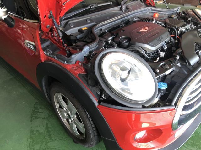 愛媛県松山市余戸南　ＭＩＮＩ　エンジン関連修理　エンジンマウント交換　F型