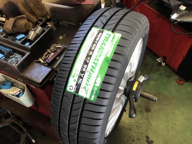 愛媛県松山市余戸南　ホンダ　ステップワゴン　ホイール・タイヤ交換　バッテリー交換