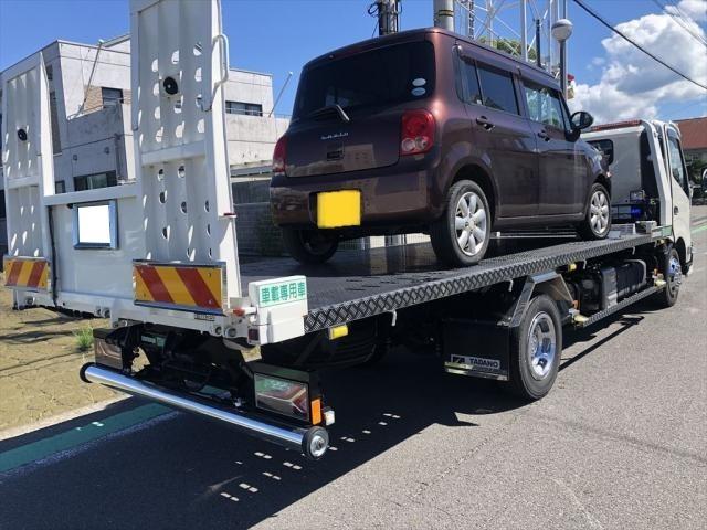 愛媛県松山市余戸南　スズキ　アルトラパン　板金・外装補修　保険事故修理　レッカー搬送　事故修理