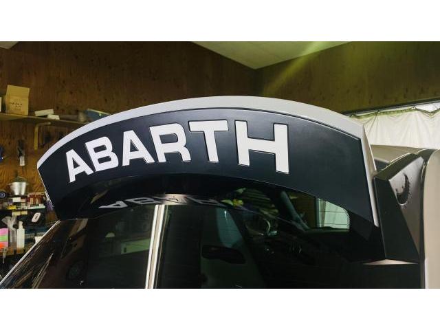 FIAT　ABARTH　（フィアット　アバルト）にボディーコーティング　＆　レーダー・デカール施工　愛知県　名古屋市　中区