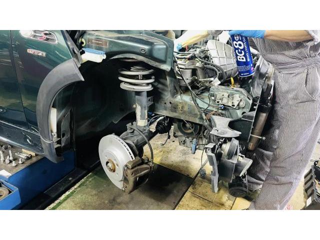 MINI　クーパーＳ　R53　GH-RE16　漏れて無い所が無いほどの修理と車検。愛知県名古屋市の専門店ソウワコーポレーション