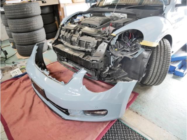 ニュービートル　インナーグリル交換　豊橋市在住