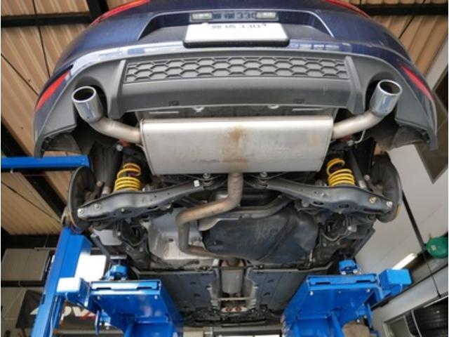 ゴルフGTI　車高調　マフラー交換