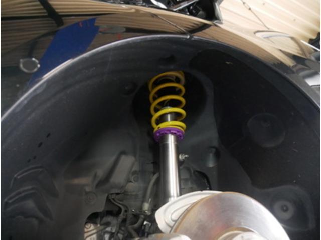 ＢＭＷ Ｆ４５　２シリーズ　ＫＷ車高調取付　ローダウン　豊川市　パーツ取り付け