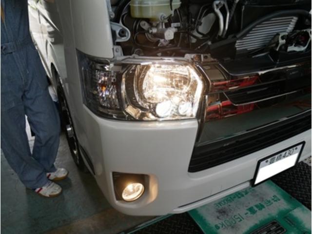 ハイエース　ライト関係交換　修理　不具合　豊川市