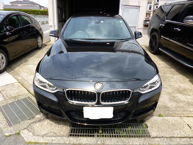 BMW ３シリーズ　F30　ドライブレコーダー前後取付け　日進市