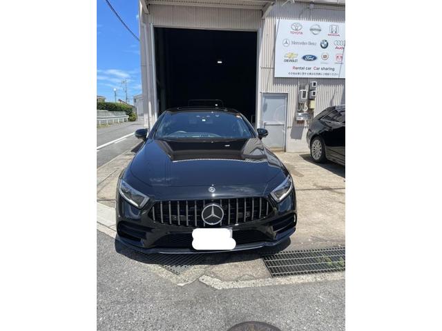 R1年式　メルセデスベンツ　CLS450　パナメリカーナグリル交換